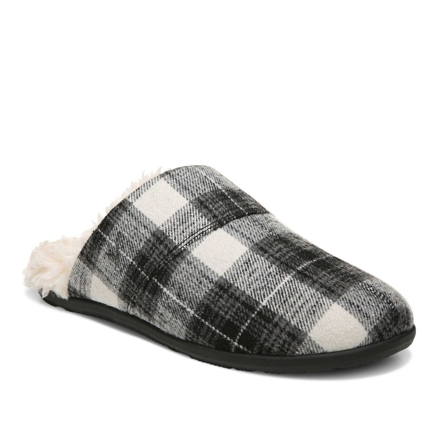 VIONIC Sale | Alfons Mule Slipper (Plaid)