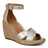 VIONIC Sandals | Marina Wedge Sandal Metallic